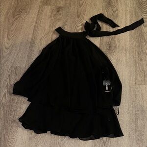 Elegant Black Layered top